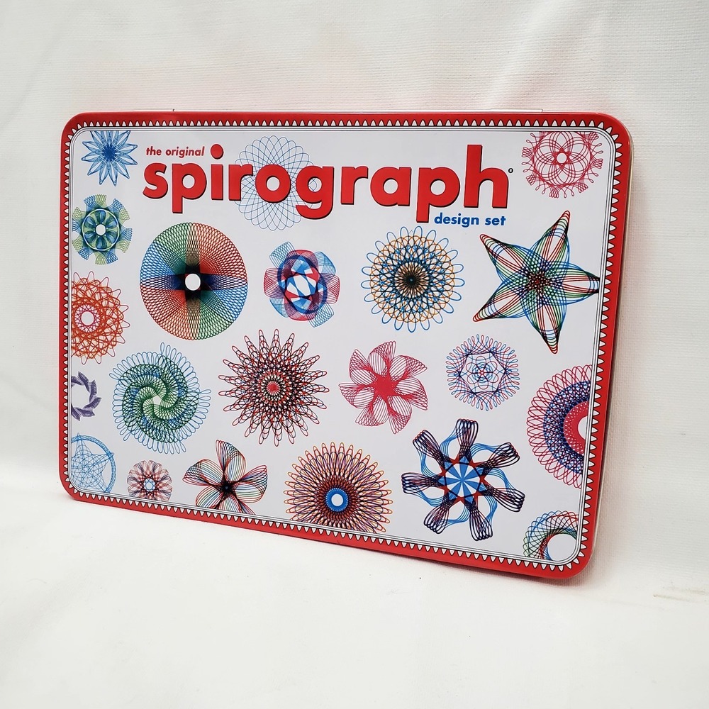 SPIROGRAPH‎ Design Set in a Tin Travel ● Novelty Art ● Complete